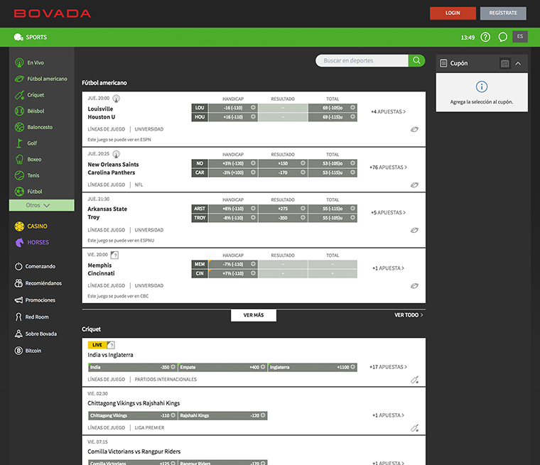 Bovada Sports