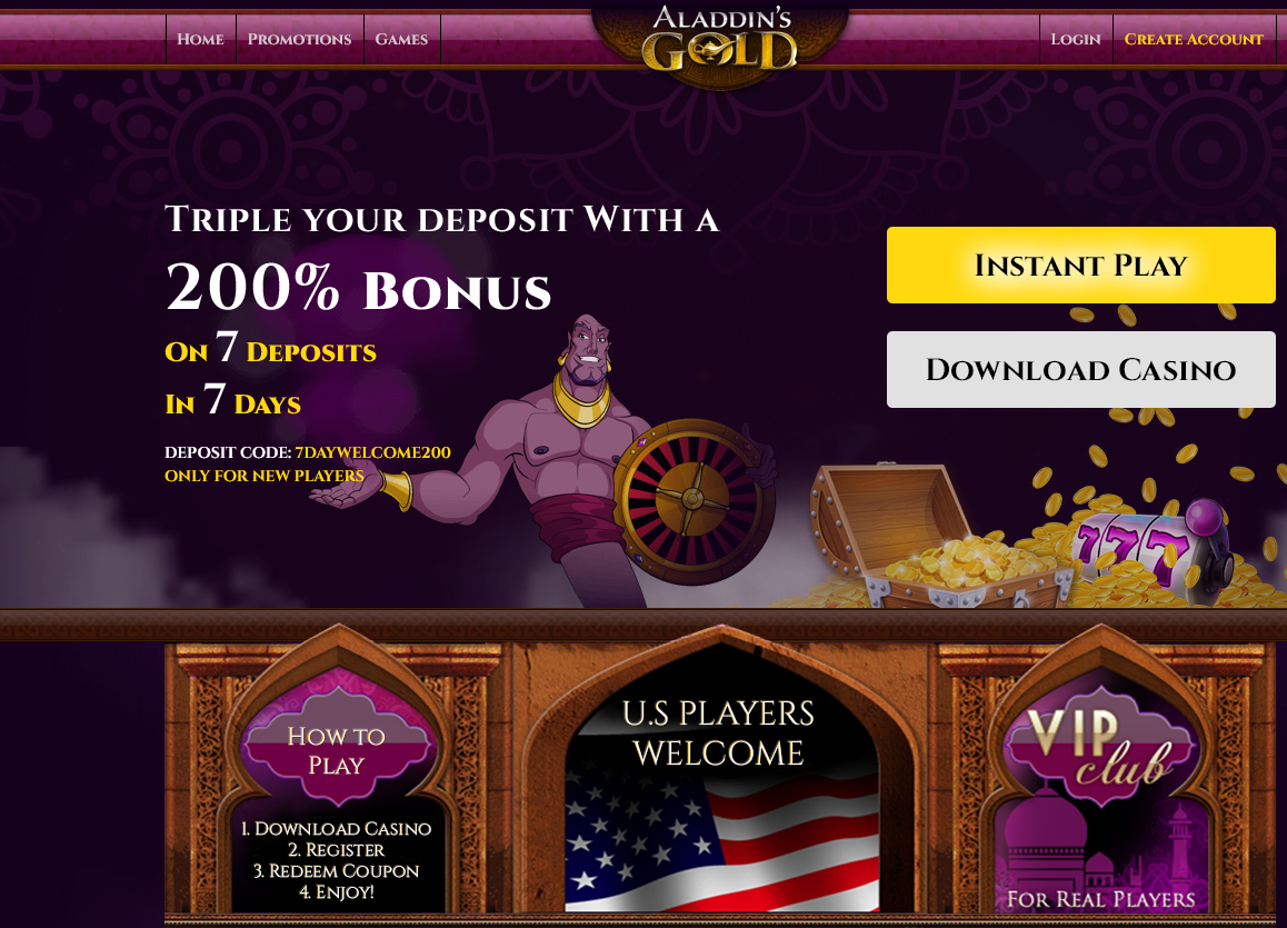 Aladdins
                                Gold Casino