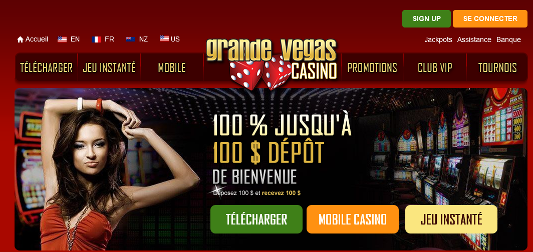 Grande Vegas Les Meilleurs
Jackpots Du Net