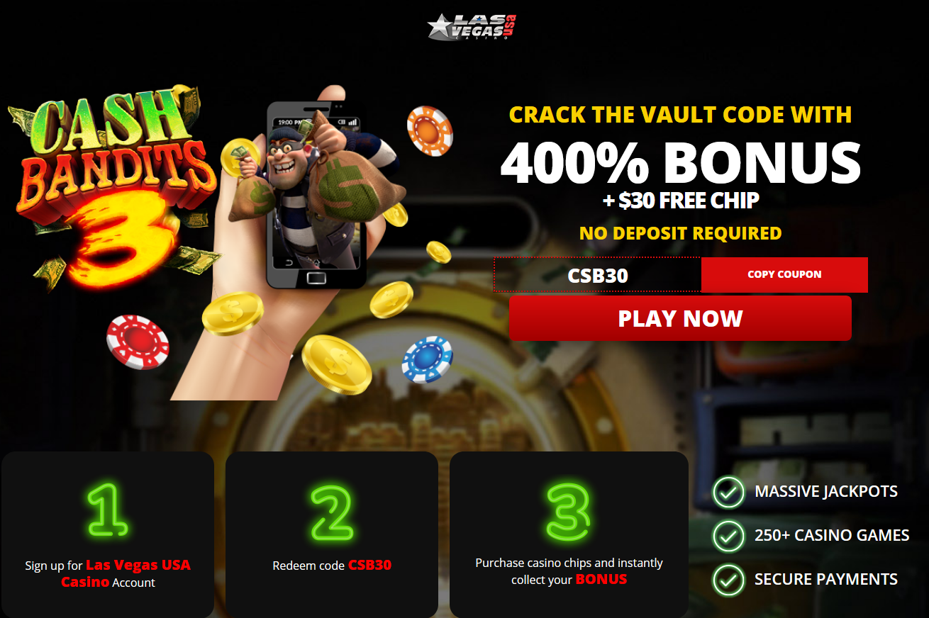 400% WELCOME BONUS + $30 FREE
                                      CHIP