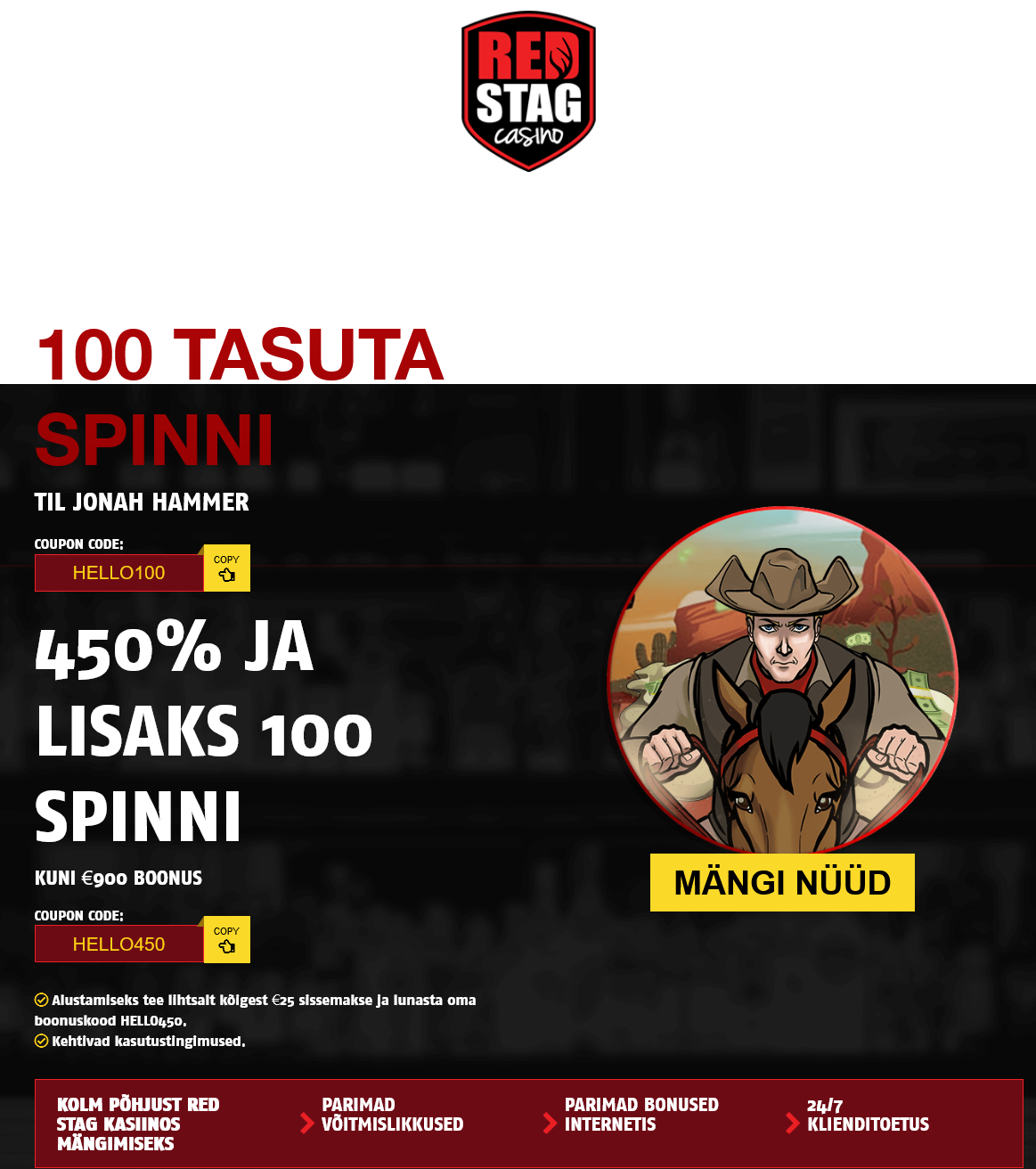 Red
                                        Stag EE 100 Free Spins