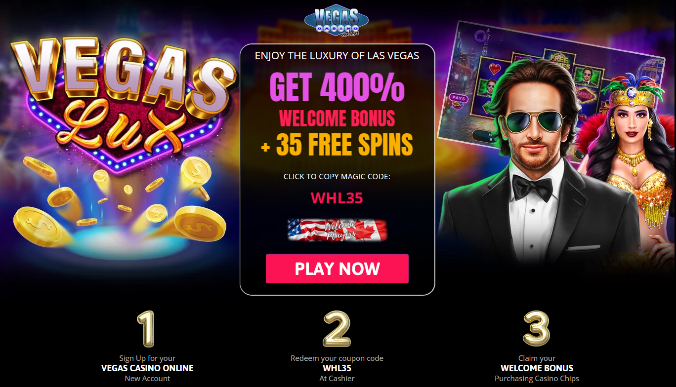 $10,000
                                WELCOME BONUS + $25 FREE CHIP