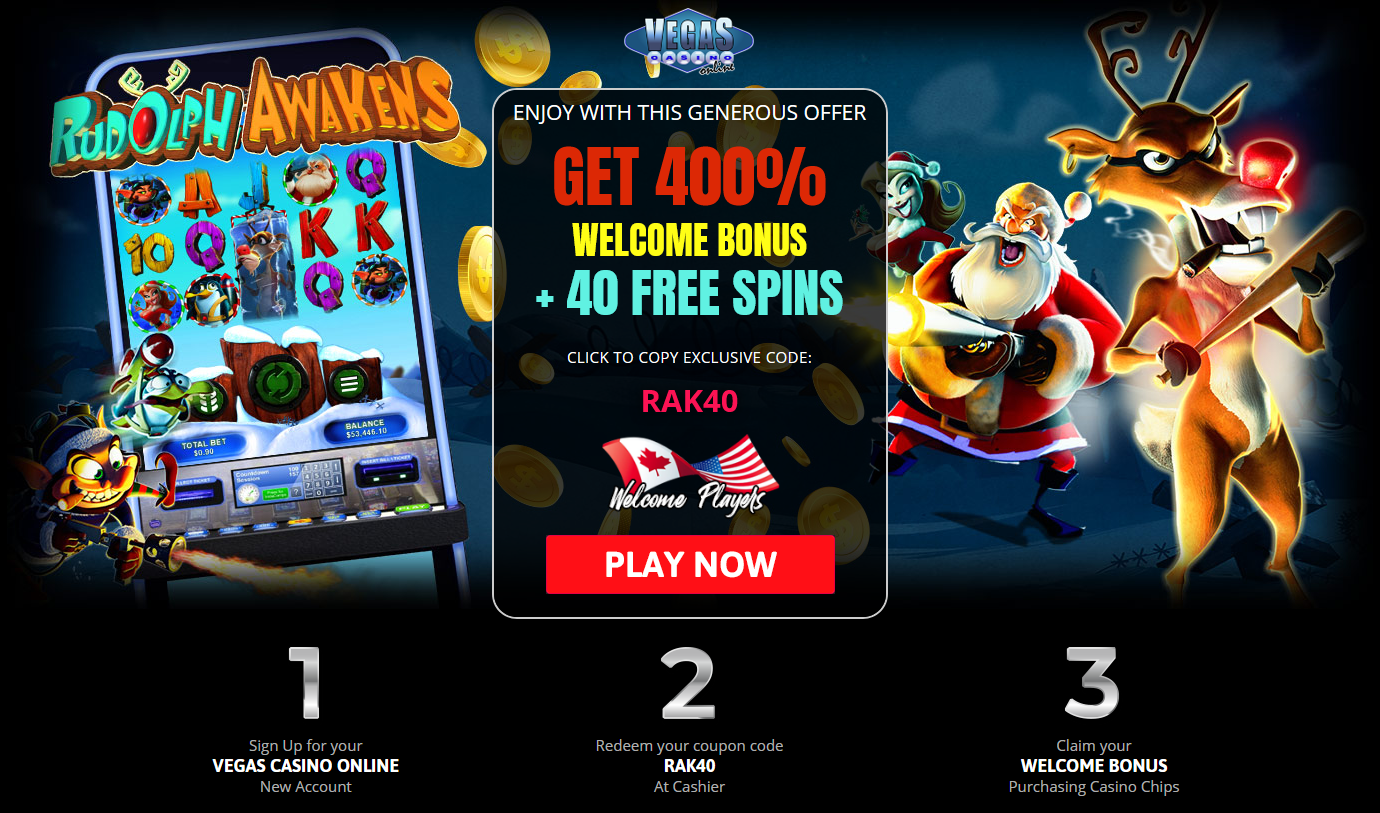 400% WELCOME BONUS | + 40
FREE SPINS 400% WELCOME BONUS | + 40 FREE
SPINS